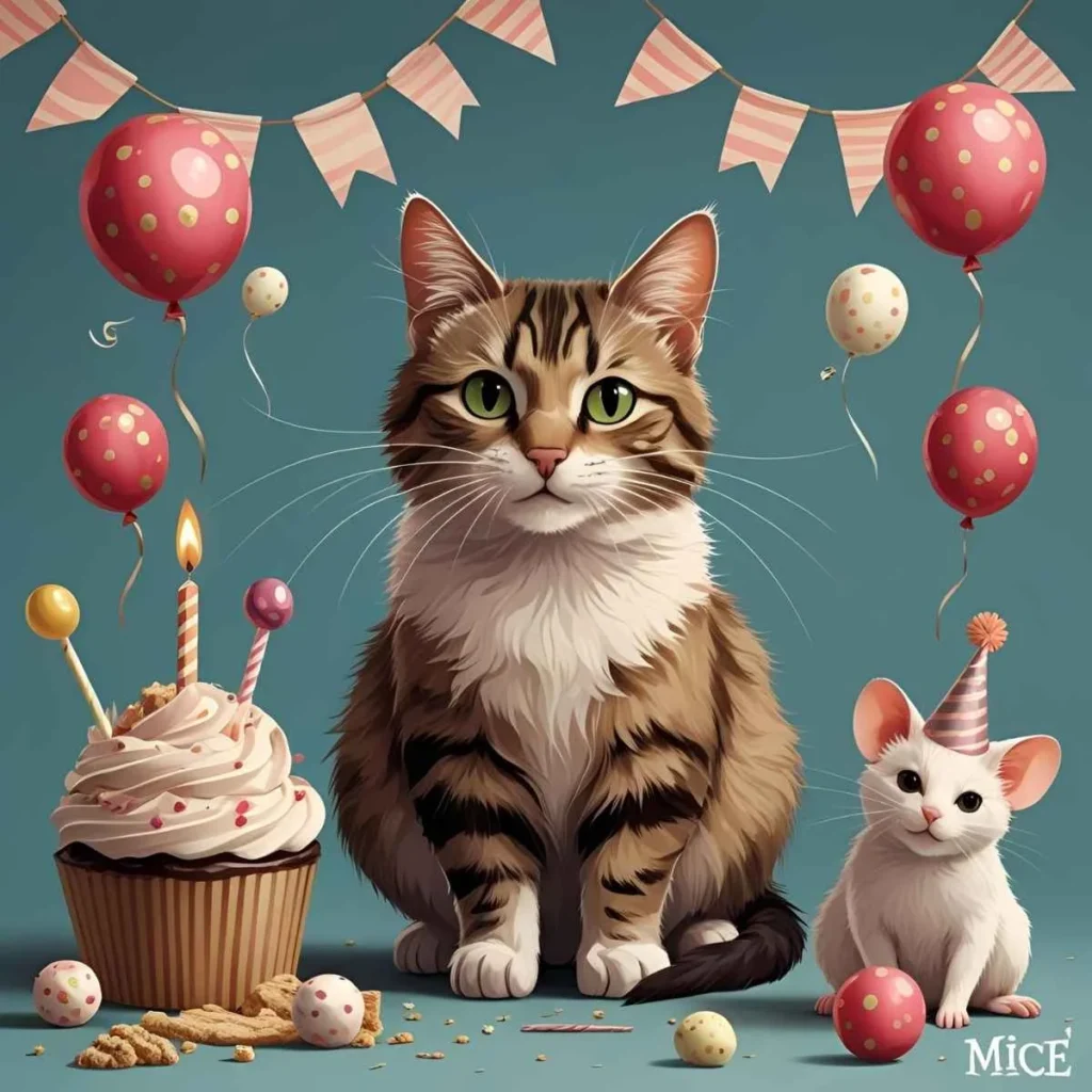 Birthday Cat Puns