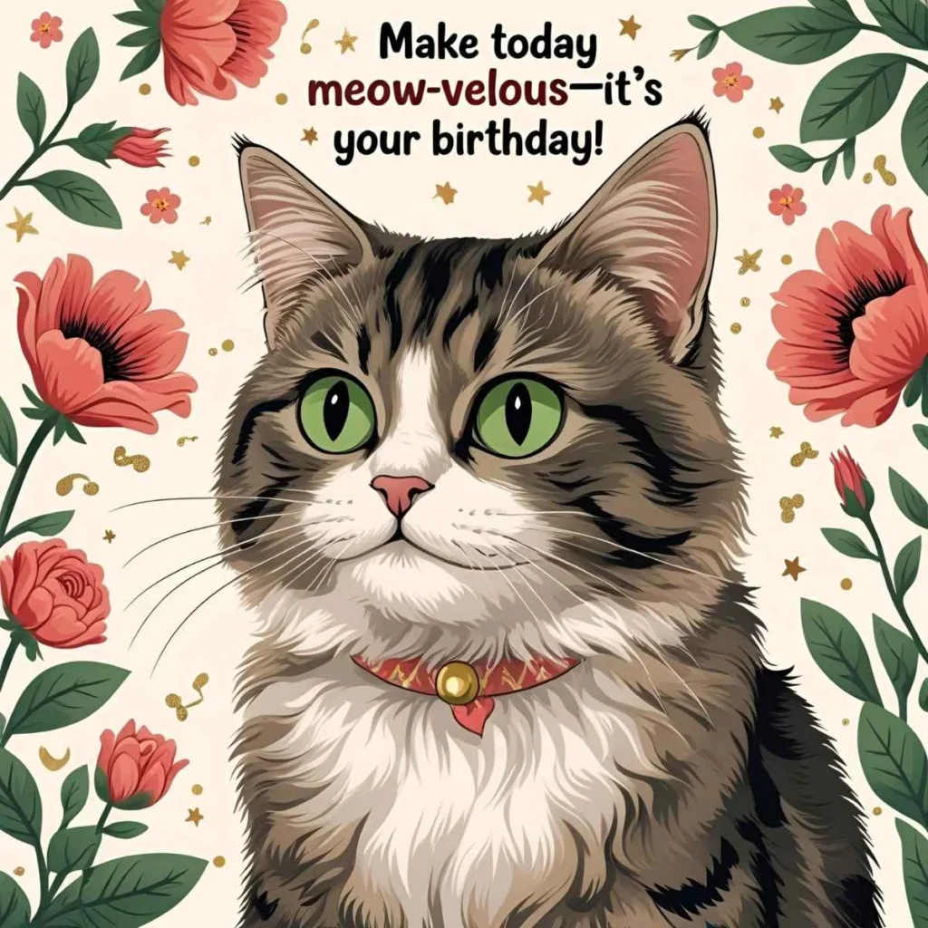 Cat Puns for Birthday