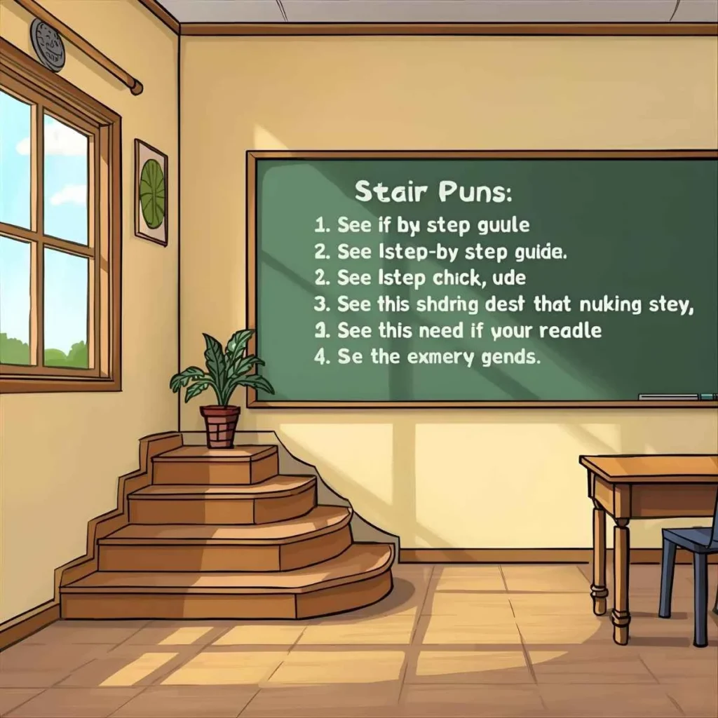 Stair Puns
