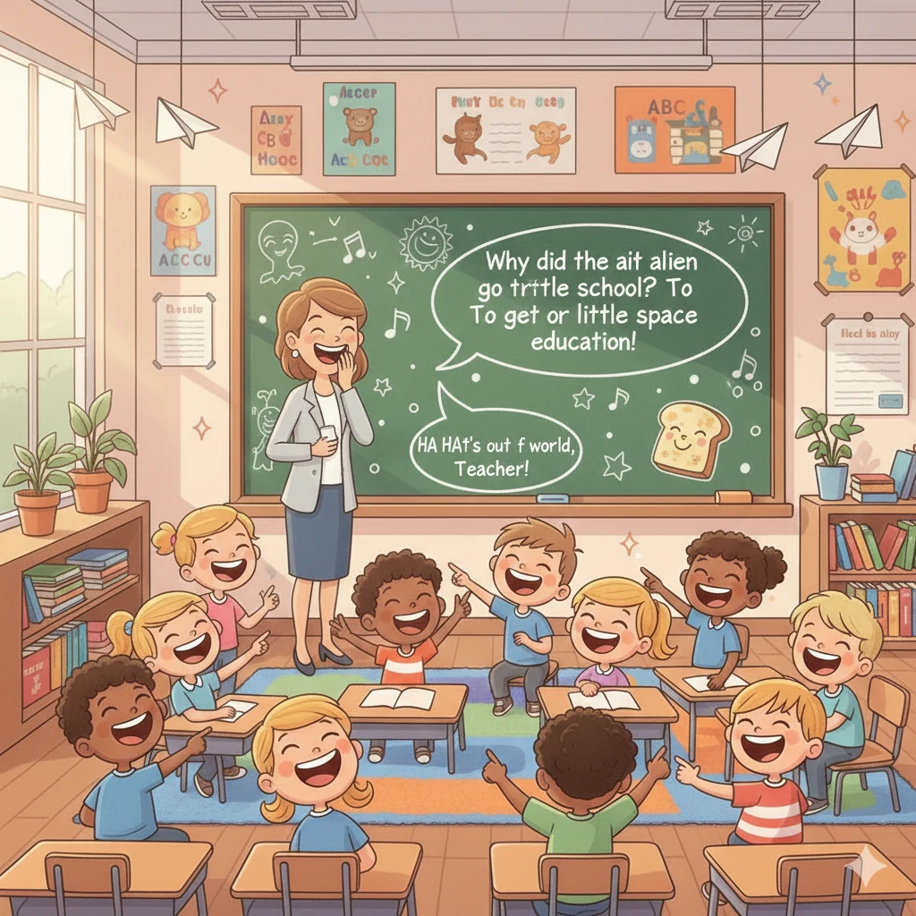 Kid Jokes About School