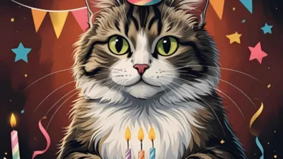 Birthday Cat Puns