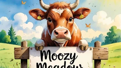 Cow Name Puns